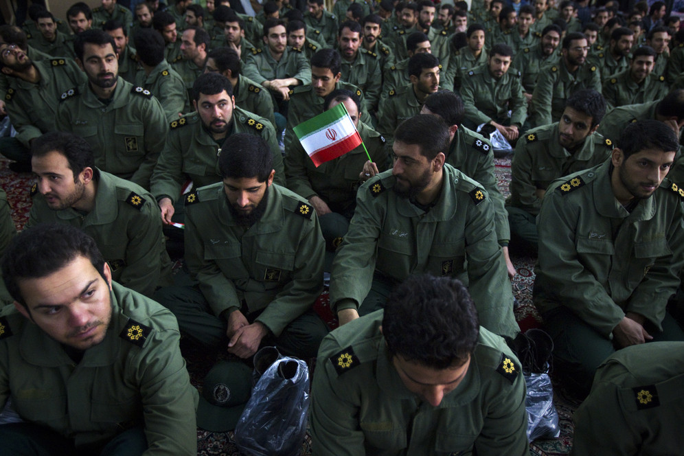 Members of Iran's Islamic Revolutionary Guard, elite force and foreign terrorist organization according to the US